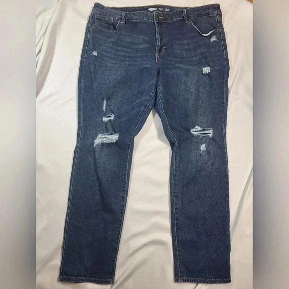 Old Navy, Power Slim, Straight Leg Blue Jeans. - Picture 9 of 9
